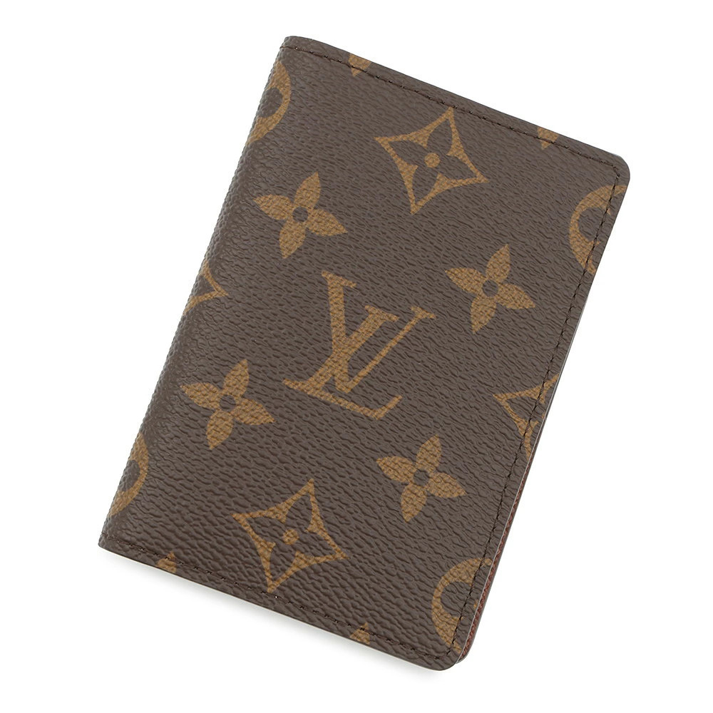Louis Vuitton Monogram Pocket Organizer Card Case Wallet Pass Business H
